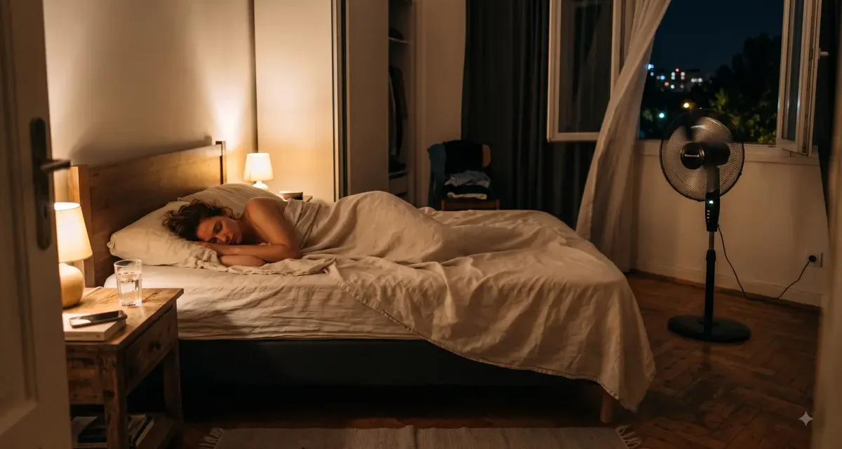Dormir avec un ventilateur allumé toute la nuit : dangereux ou utile ?